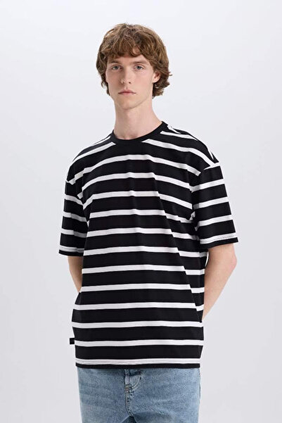 DeFacto Ανδρικό μπλουζάκι E1160AX/BK81