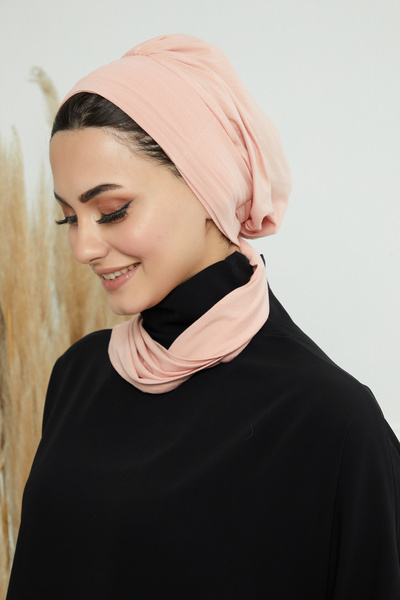 HIJAB VIP توربان لف - وردي