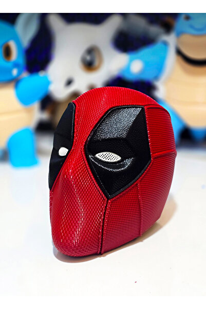 Suelo Butik Giyilebilir Deadpool Maskesi - Mıknatıslı Marvel Deadpool Karakter Maskesi