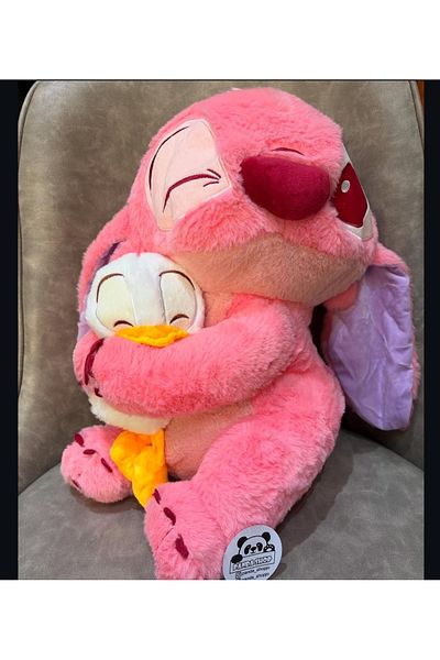 NB market Stitch Lilo Plush Toy Duck Pink Color Angel Plush Toy Stich
