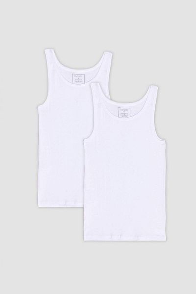 DeFacto Slim Fit Slim Fit Camisole 2er-Pack Unterhemden C9607ax25sp