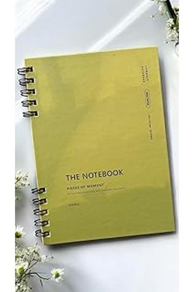 TRENDMEN Difference Presentation Spiral 80 Sheets of Squared A5 Notebook, Notepad, School Notebook, 4 Different Color Options