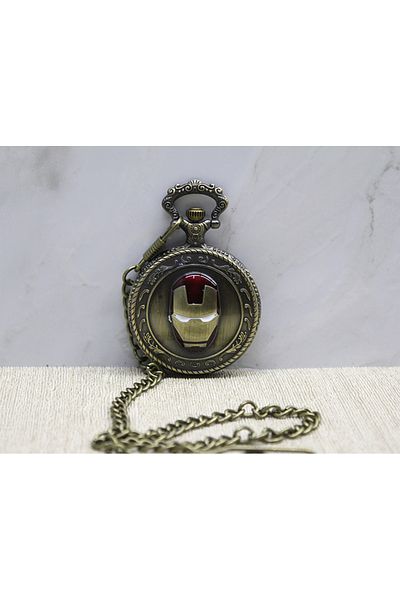 Kartallar Store Iron Man Design Chain Watch