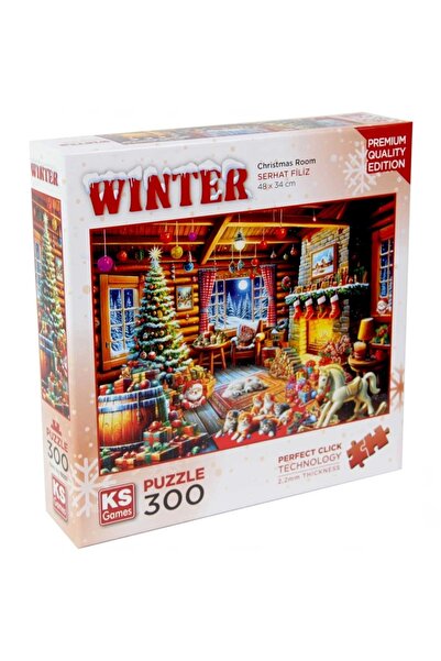 Genel Markalar Nessiworld KS Games Christmas Room Puzzle 300 Parça