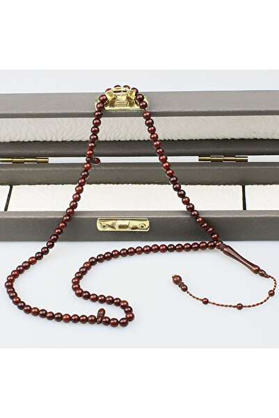 tesbihpasaji Kınalı Namaz Tesbihi 99 Kuka Tesbih (5 x 5 mm) TP001642