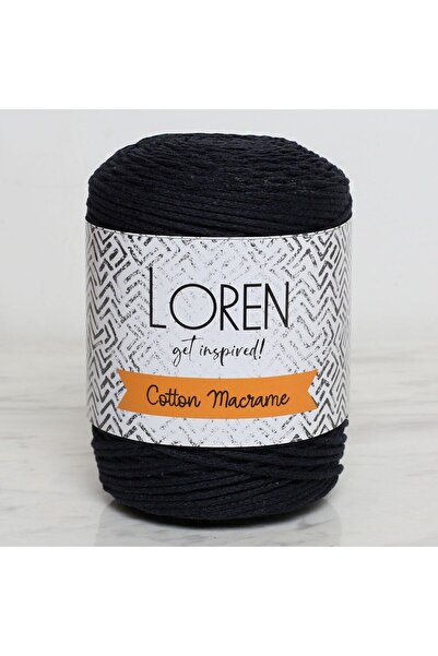 N&M STORE Loren Cotton Macrame Navy Blue - R005 - 34361