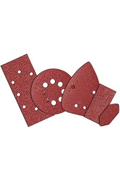 WORX Wa2028 60, 80, 120 Grit, Metal and Wood 75 Pieces Velcro Sandpaper Set