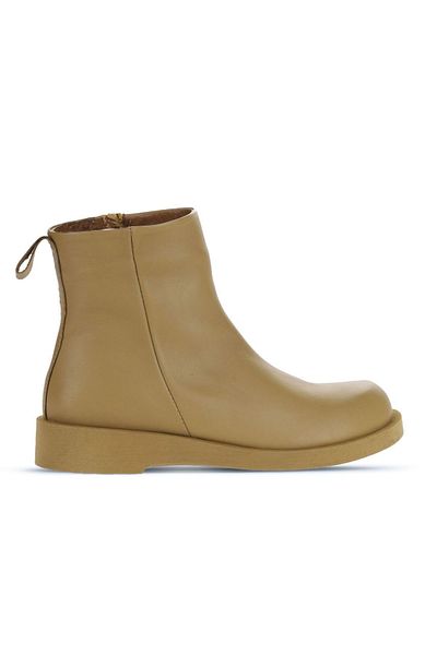 Bueno Shoes Cinnamon Leather Γυναικείες Μπότες - Flat Cut 01wz8901