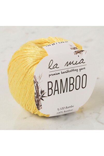 N&M STORE La Mia Bamboo Yellow Hand Knitting Lanyard - L160 - 33852