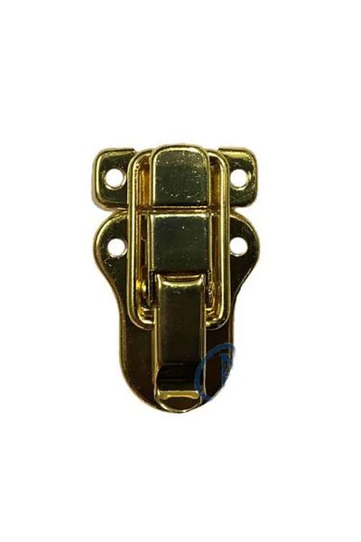 Mu Art Chest, Box Clip, Front Lock - 48X30Mm, Gold, 1 Piece
