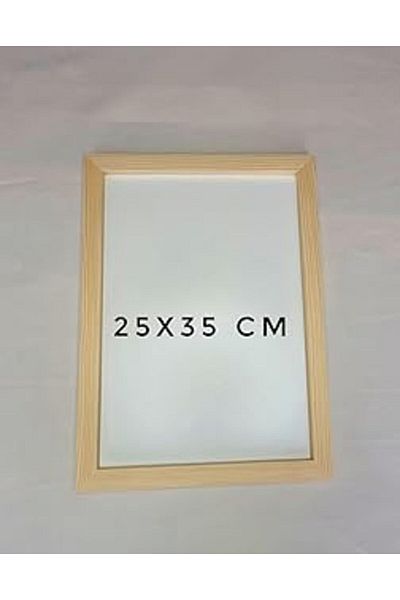 Mu Art Ahşap Wooden Picture Frame, Solid Frame,Photograph with Natural Wood Color, Picture Collages, Wall Gallery