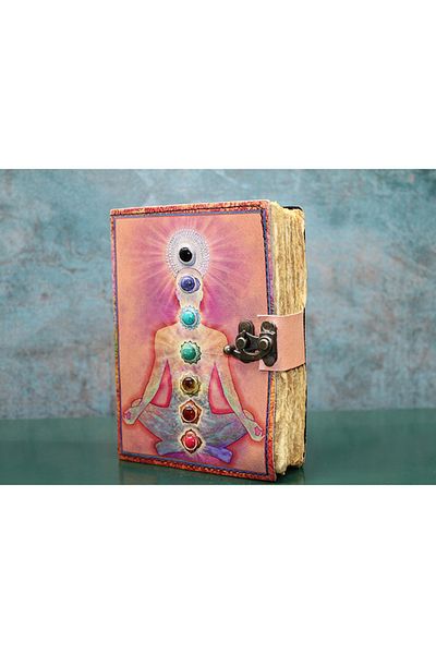 BulutRetail 7 Chakra Leather Notebook