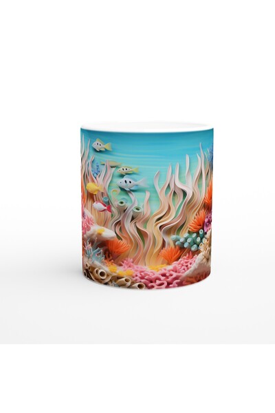 Wisdom Rain كوب السمك بين أمواج المرجان