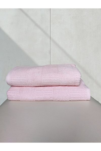 Nurpak Karya 1 Bath Towel 90X150 cm and 1 Face Towel 50X90 cm 100% Cotton