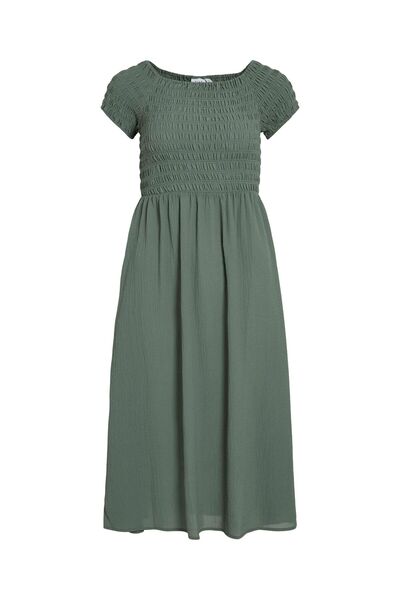 VILA Gesmoktes Kleid VIRITA Midi