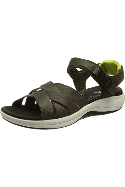 CLARKS Komfort Sandalen Für Damen In Olive