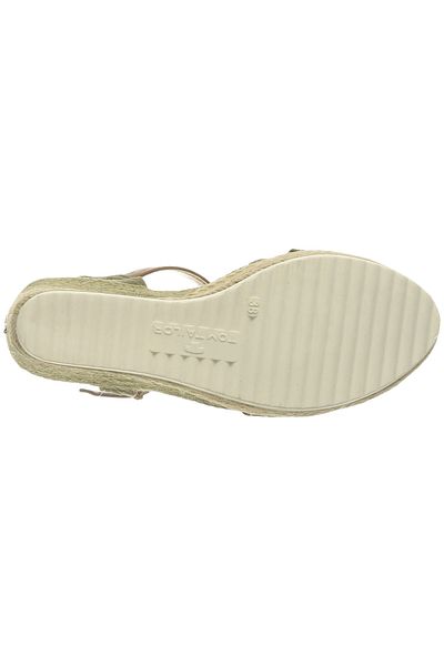 Tom Tailor Keilsandalen ’für Damen In Khaki’