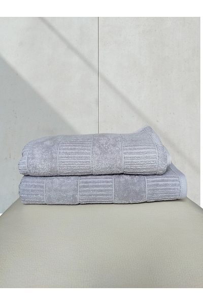 Nurpak Karya 1 Πετσέτα μπάνιου 90x150 cm και 1 Πετσέτα προσώπου 50x90 cm 100% βαμβάκι