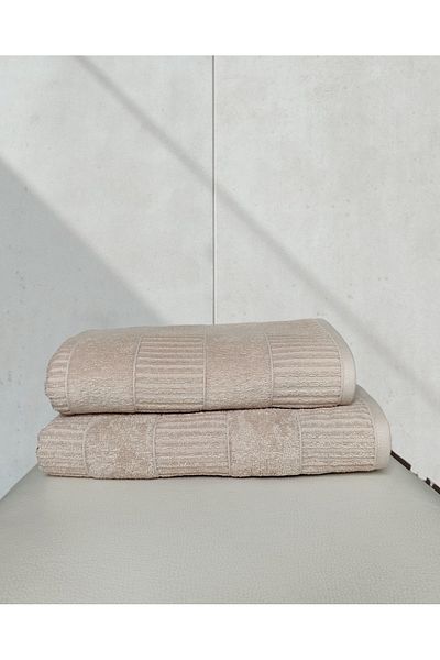 Nurpak Karya 1 Πετσέτα μπάνιου 90x150 cm και 1 Πετσέτα προσώπου 50x90 cm 100% βαμβάκι