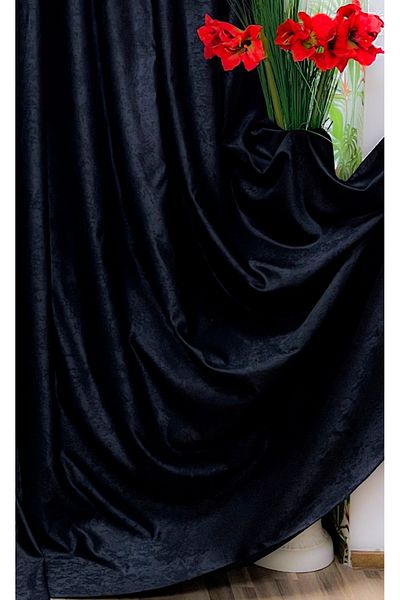 Liz Line Set doua draperii SO ebony, colectia "Monocrom'' by Liz Line, 2x200x245cm, cu rejansa D0132