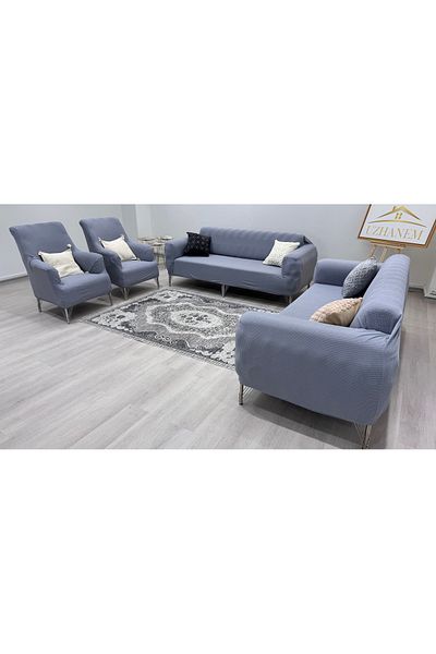 uzhanem 3 3 1 1 Set cuvertură de canapea din Lycra - Produs textil pentru casă