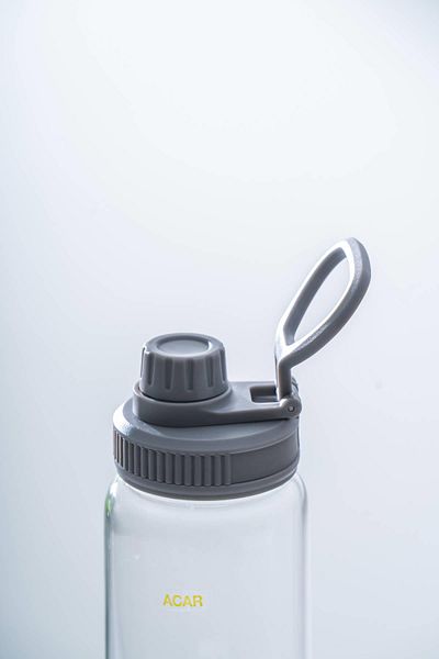 ACAR Motiva Gray Glass Water Bottle - 1000 ml