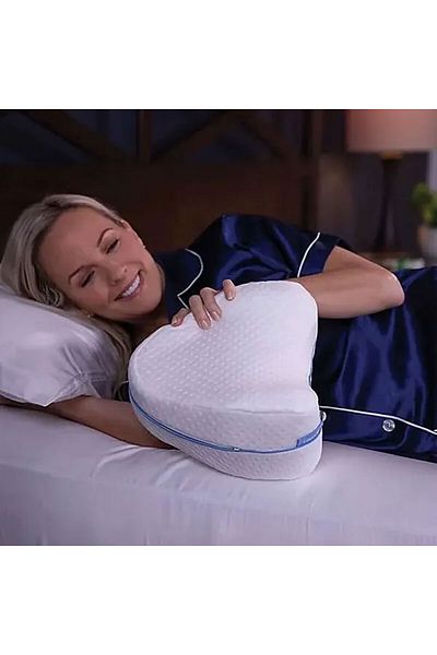 Muchmy Leg Pillow Ultra-soft Memory Foam Leg Support Heart-shaped Comfort Knee Cushion
