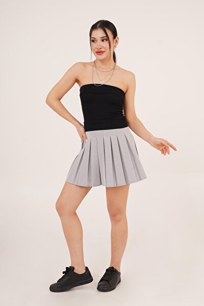 Hipo Trend Блузка без бретелей з деталями на верхній частині