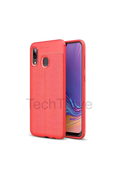 TechTrove Samsung Galaxy A30 Kılıf Deri Extra Korumalı Slikon Kapak