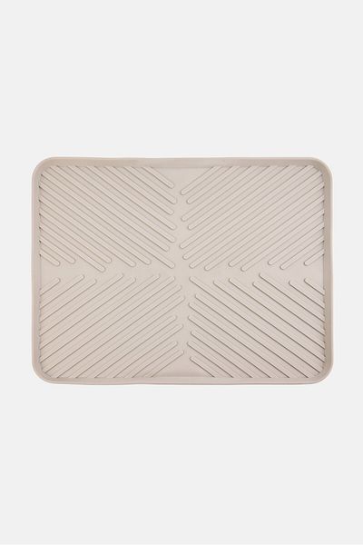 NANETTE LEPORE Slicone Textued Drying Mat, Grey