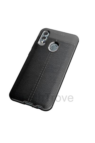 TechTrove Huawei P Smart 2019 Kılıf Deri Extra Korumalı Slikon Kapak