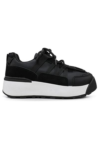 Tmall Pantofi sport pentru femei, din piele ecologică, D1316, negri
