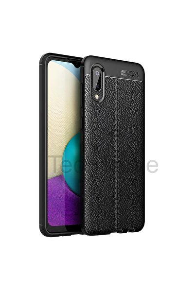 TechTrove Samsung Galaxy A02 Kılıf Deri Extra Korumalı Slikon Kapak