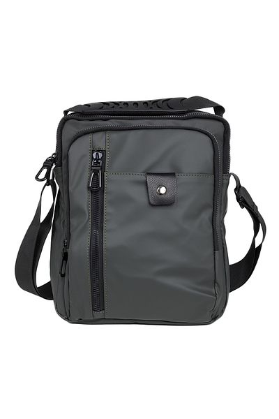Naimeed Company Men's shoulder bag, Naimeed D5441, Oxford, Gray, 22x5x27cm