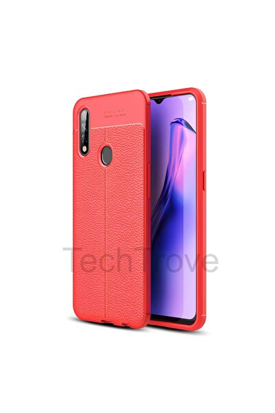 TechTrove Oppo A31 Kılıf Deri Extra Korumalı Slikon Kapak