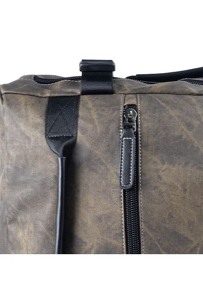 Naimeed Company Geantă de voiaj, pentru avion, piele ecologică, Naimeed D5421, Companion, verde militar, 45x15x30cm