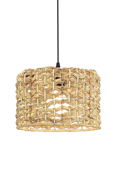 Lambadar Cure Model Single Rattan Bamboo Modern Design Scandinavian Bohemian Pendant Lamp Chandelier