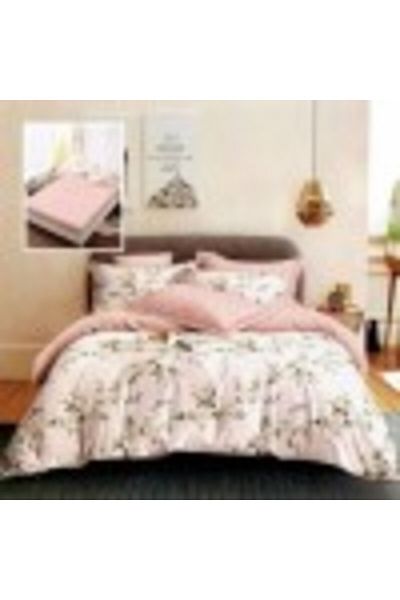 Pucioasa Finet bed linen with elastic, duvet cover 200x220cm, 6 pieces, Spring flowers