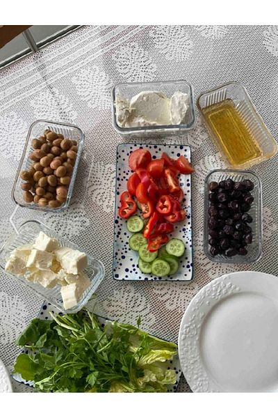 Paşabahçe Butter Food Breakfast Glass Storage Container Set of 2 97711 Frigo