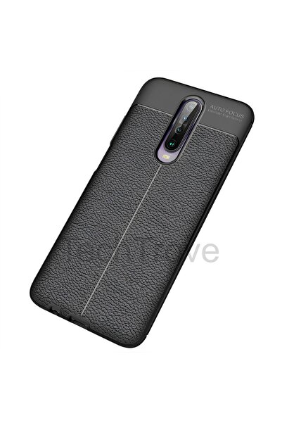 TechTrove Xiaomi Poco X2 Kılıf Deri Extra Korumalı Slikon Kapak