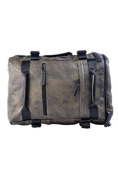 Naimeed Company Geantă de voiaj, pentru avion, piele ecologică, Naimeed D5421, Companion, verde militar, 45x15x30cm