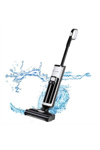 Liectroux Upright Vacuum Cleaner with Mop, Liectroux i7PRO(D6820), voice guide, 35 minute autonomy, Black
