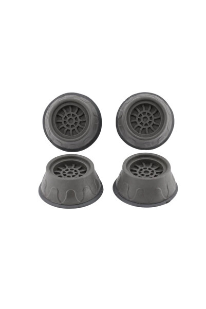 Genel Markalar 4 Adet Çamaşır Makinesi Titreşim Önleyici Kaydırmaz Vantuzlu Stoper Set