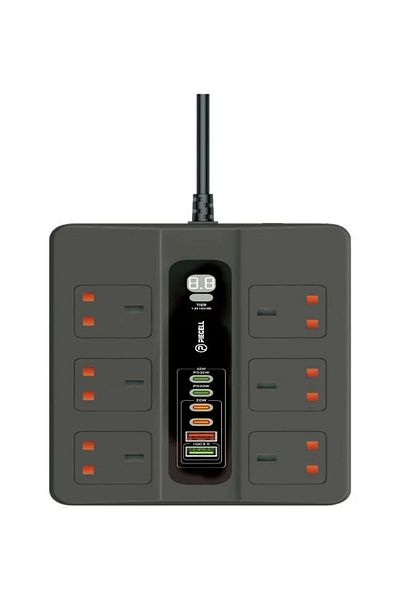 PICELL Baissall 3000W Electric Platform with 6 5m Sockets and Timer