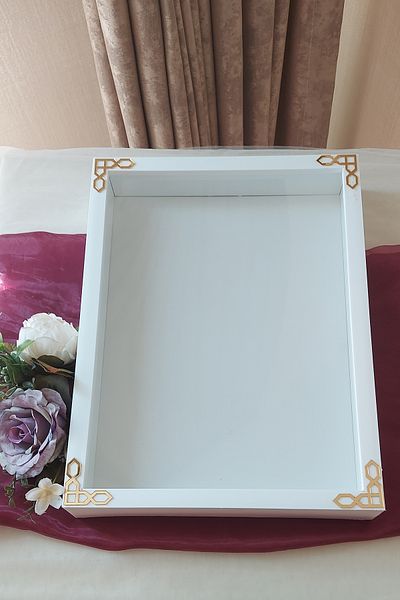 Verda Çerçeve 30X40 cm Deep Special Day Flower Memory Frame! Rose Frame Box! Deep Rose Box!