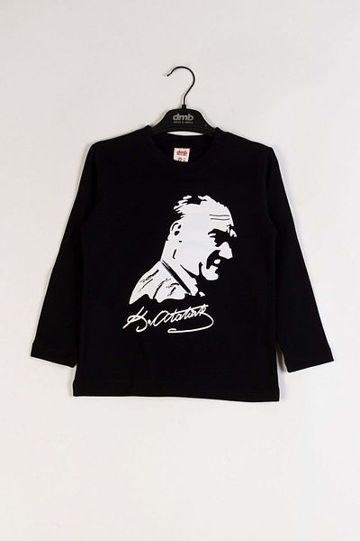 wakawakakidsstore Sweat cu mânecă lungă cu imprimeu Ataturk
