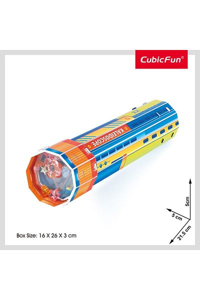 Cubic Fun - Puzzle 3D caleidoscop 18 piese