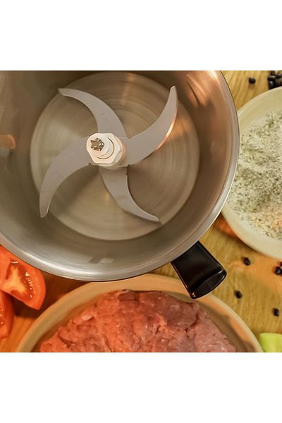 SOKANY SK-7027 electric chopper, 4 stainless steel blades, 800 W, 3L, stainless steel container