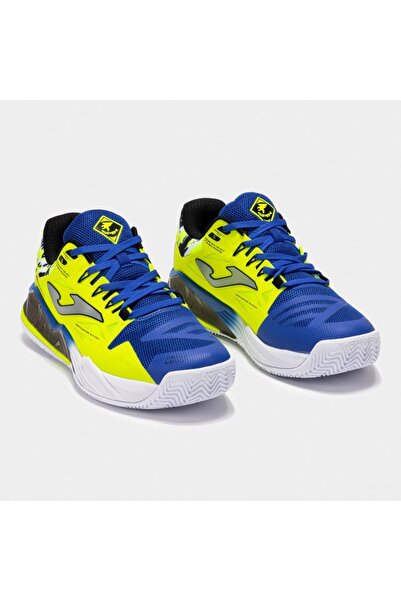 Joma Spin Erkek Neon Sarı Toprak & Sert Kort Tenis & Padel Ayakkabısı TSPINS2509OM