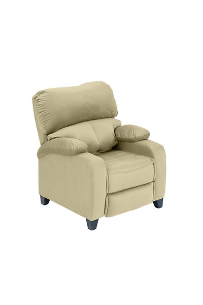 Lazy Vibes MNZ1 | Velvet Classic Recliner Chair - Dark Ivory